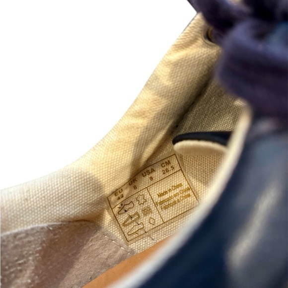 Gant Rugger Men’s Blue Leather Sneakers Shoes size 42 (US 9) - Picture 9 of 10